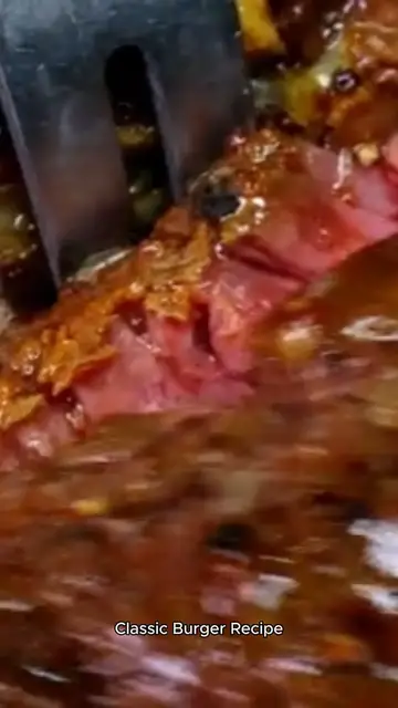 Video thumbnail for burger recipe