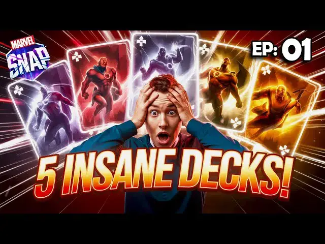 Video thumbnail for Master These 5 Insane Deck Strategies to Crush Marvel Snap!