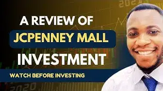Video thumbnail for 🔥A Review of JCPENNEY Mall investment (🙄See how it works) #investmentreview #jcpenney
