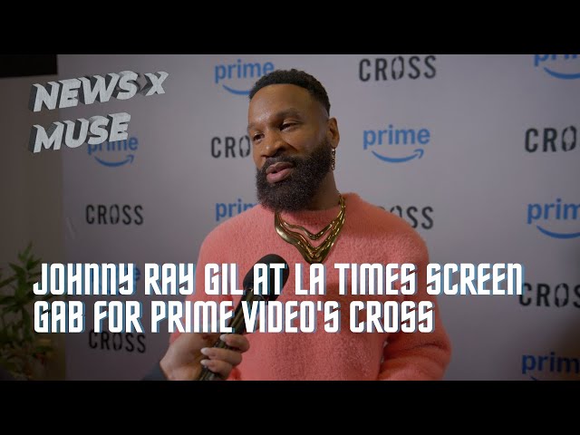 Video thumbnail for Johnny Ray Gil at LA TImes Screen Gab For Prime Video's CROSS
