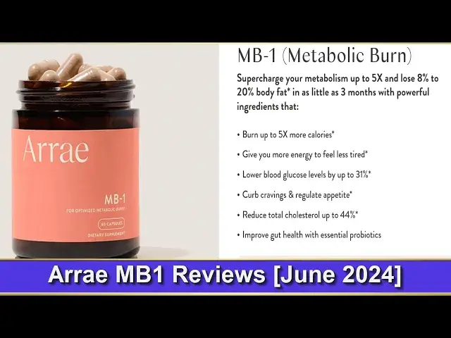 Video thumbnail for Arrae MB1 Reviews (June 2024) - Is This A Safe Product? Find Out! | Product Review