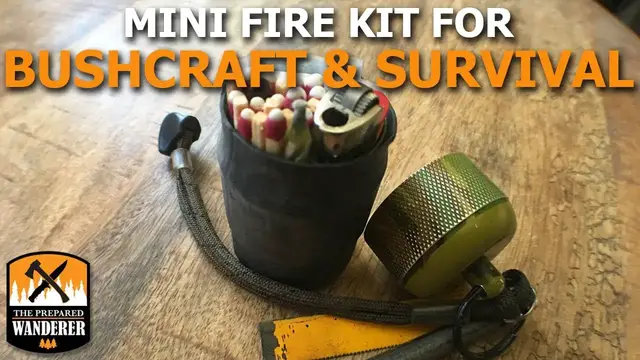 'Video thumbnail for Mini Fire Kit for Bushcraft and Survival'