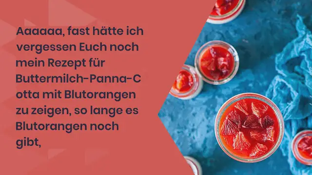 Video thumbnail for Buttermilch-Panna-Cotta mit Blutorangen: