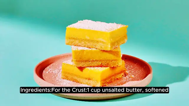 Video thumbnail for Refreshing Lemon Bars_ Easy and Delicious