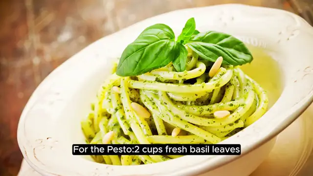 Video thumbnail for Pasta al Pesto_ A Fresh and Flavorful Feast