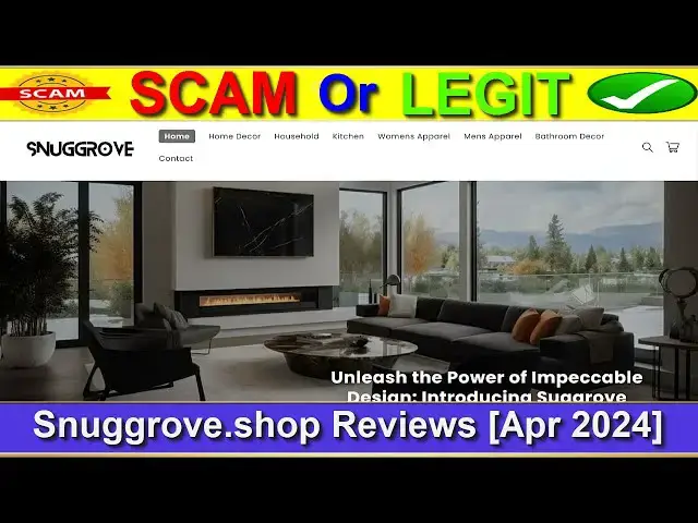 Video thumbnail for Snuggrove.shop Reviews (April 2024) - Is This A Legit E-Commerce Site? Find Out! | Product Review