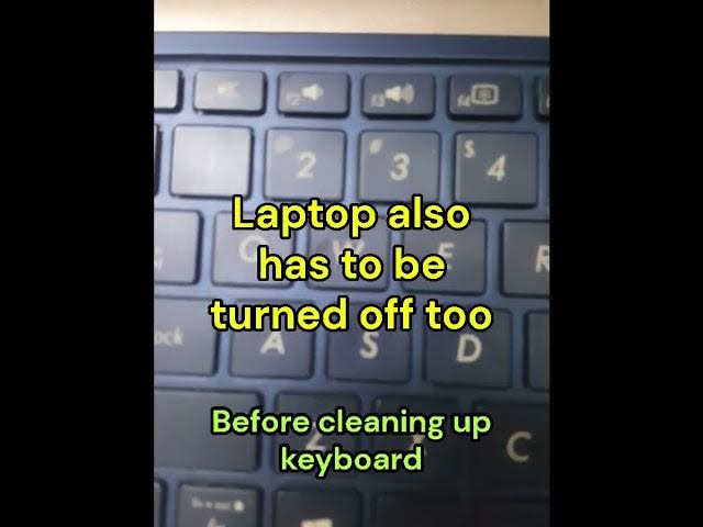 Video thumbnail for Cleaning up wireless keyboard with... (part 2) #microfibertowel #microfibercloth #dustremoval