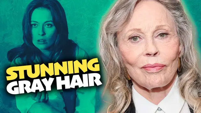 Video thumbnail for Old Hollywood's Faye Dunaway Has Had A Gorgeous Gray Hair Transformation
