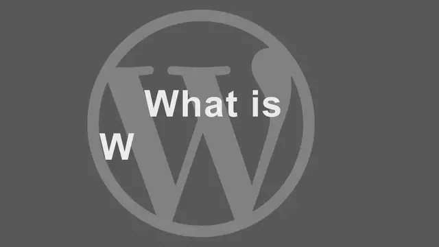 'Video thumbnail for What is WordPress'