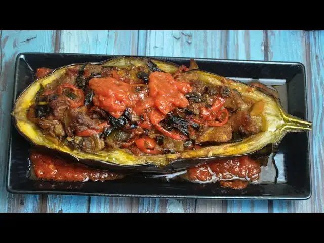 Video thumbnail for Imam bayildi, mancare turceasca de vinete umplute, savuroasa, usor de facut, de post 🏠 Casuta Laurei