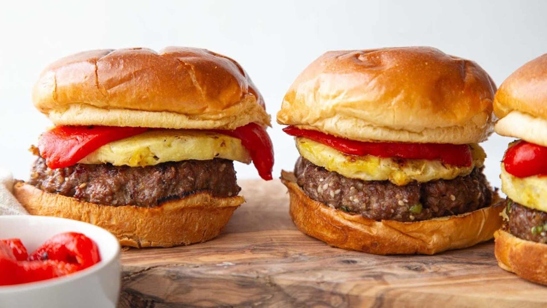 Video thumbnail for Grilled Teriyaki Burgers Recipe