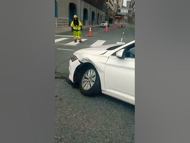 Video thumbnail for #pissed #totaled2021 volkwagon this lady ran red light hit me and my baby mom we we're okayThank God