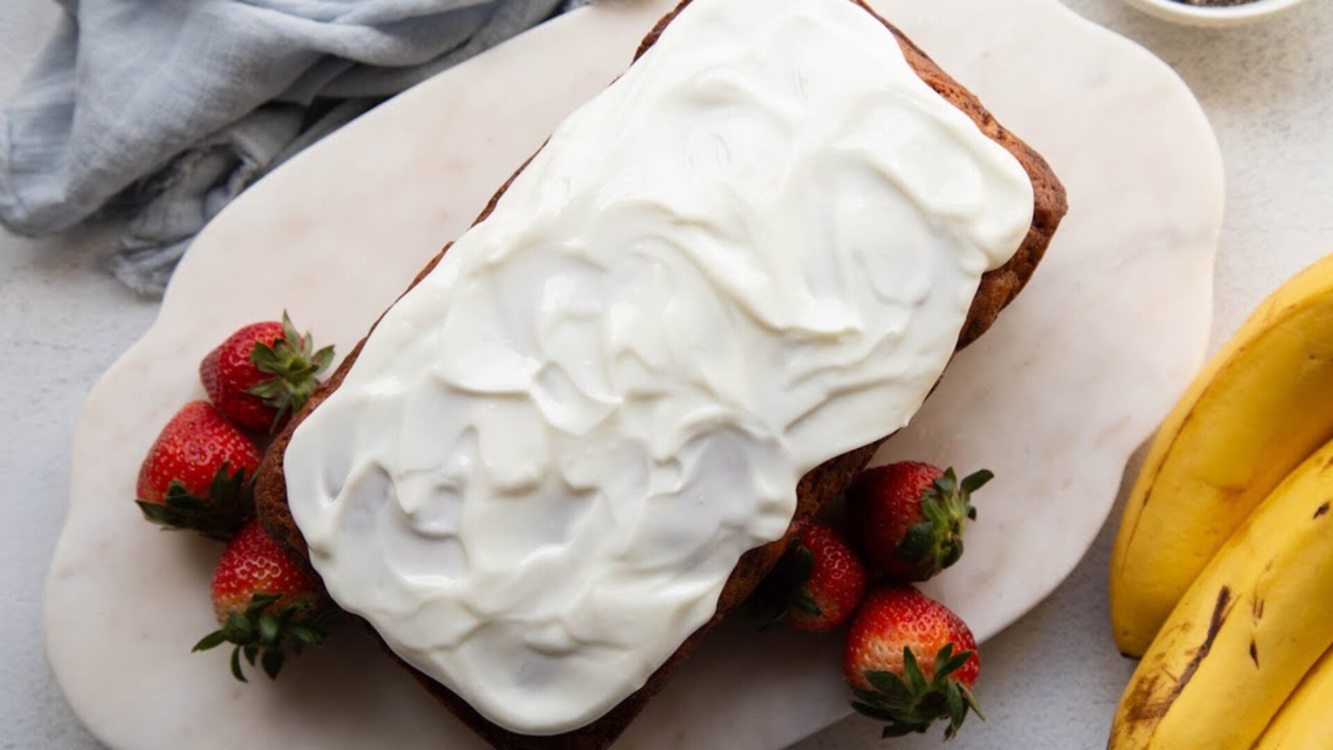 Video thumbnail for Strawberry Banana "Smoothie" Bread Recipe