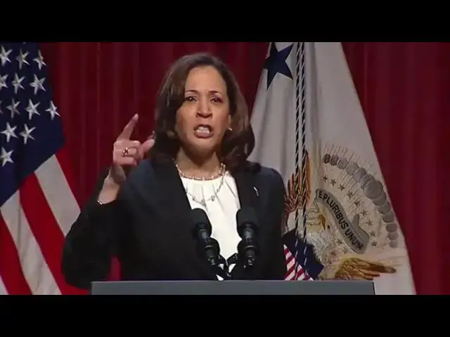 Video thumbnail for Video Catches Kamala Harris - Nasty Discovery Rocks White House