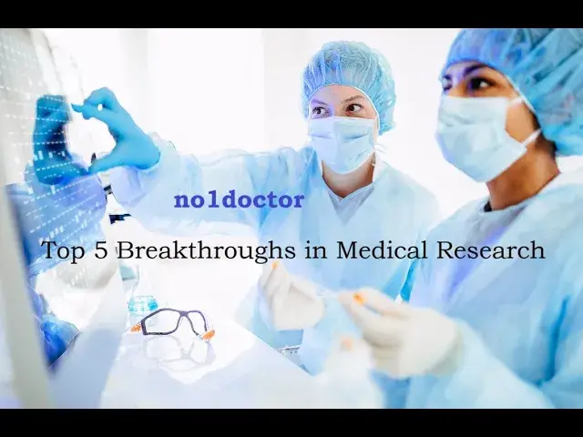 Video thumbnail for Top 5 Breakthroughs in Medical Research Unleashing Medical Miracles: Exploring  #medicalresearch