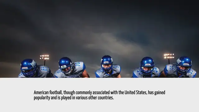 Video thumbnail for What Other Countries Play American Football