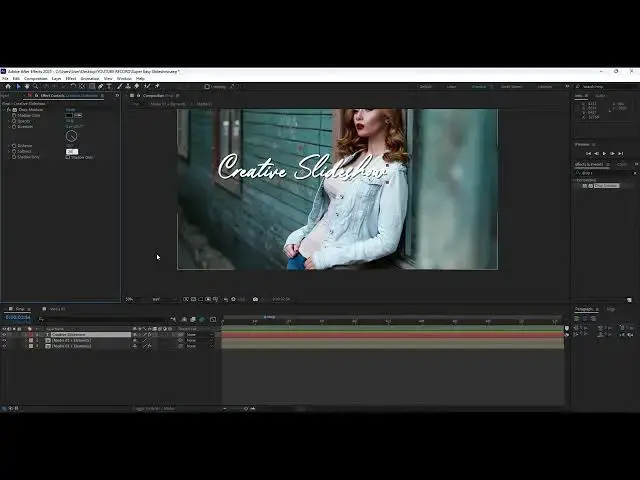'Video thumbnail for How to Make a Creative Slideshow Super Easy After Effects Tutorial'
