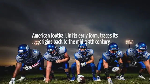 Video thumbnail for When Was American Football First Played