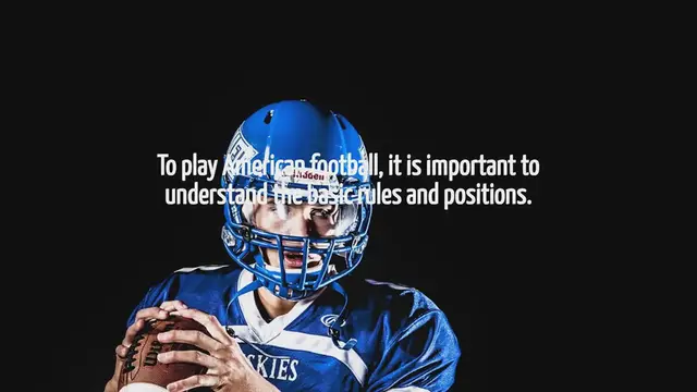 Video thumbnail for How To Play Football American