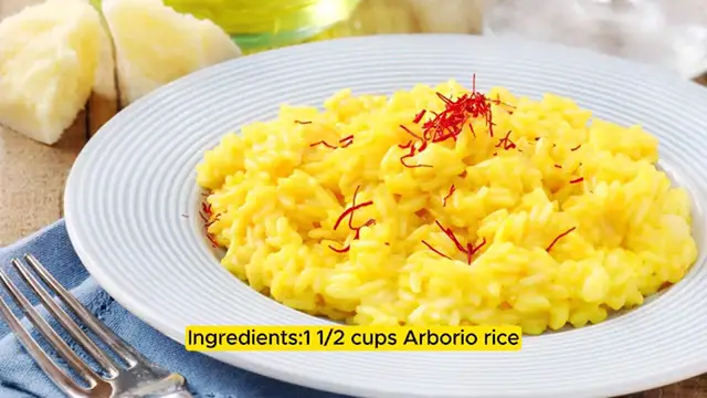 Video thumbnail for Authentic Risotto alla Milanese Recipe