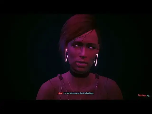 Video thumbnail for Cyberpunk 2077 - Automatic Love: Megabuilding H8: Clouds: Ask The Doll (Skye) About Evelyn | PS5 Pro