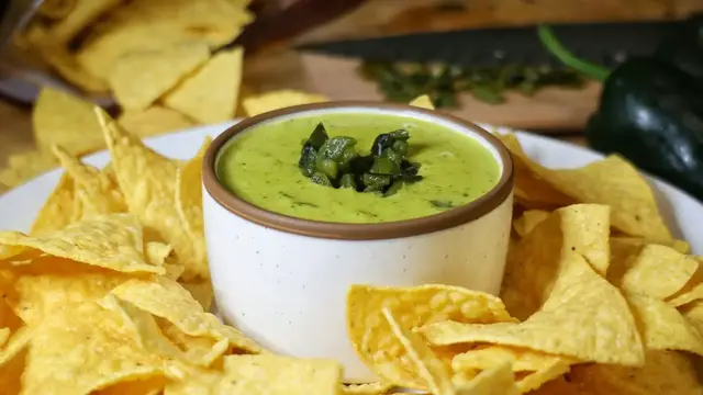 'Video thumbnail for Our 3-Ingredient Queso Dip Has Just A Kick Of Mild Heat'