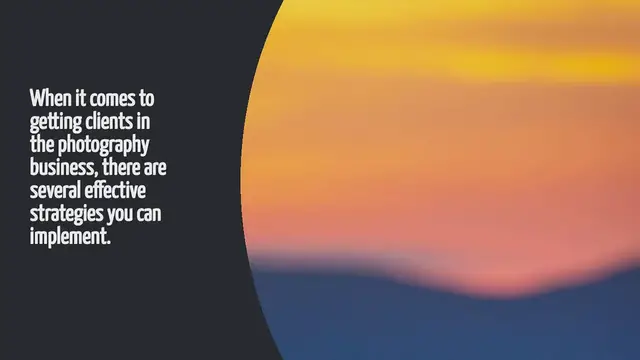 Video thumbnail for How To Get Clients Photography