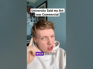 'Video thumbnail for University Said my Art was Commercial'