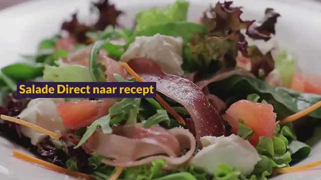 Video thumbnail for Andijvie salade met cottage cheese en croutons van oud brood