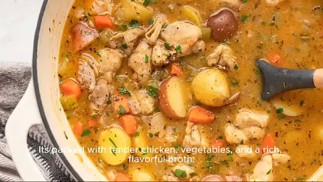 Video thumbnail for chicken stew recipe