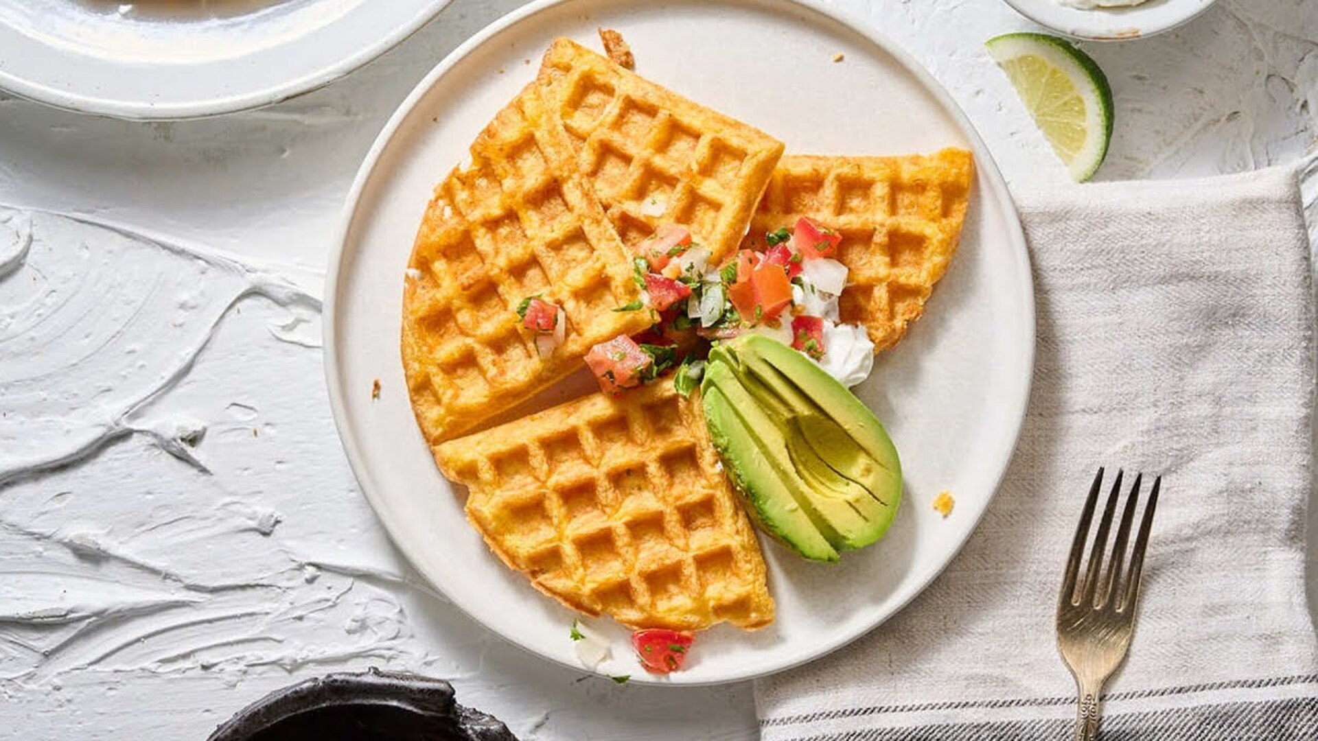 Video thumbnail for Keto Breakfast Waffles With Pico De Gallo Recipe