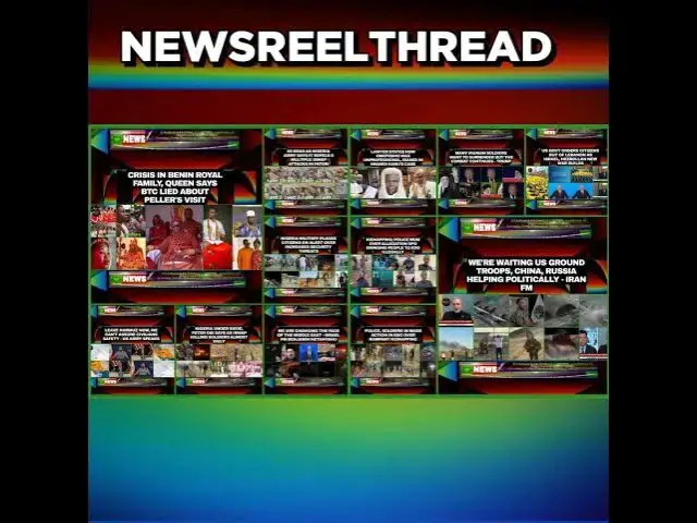 Video thumbnail for NewsReelThread @2pm 21-3