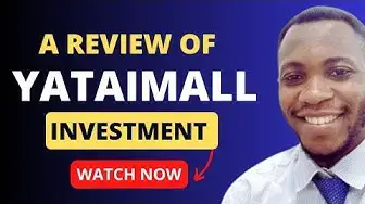 Video thumbnail for A Review of Yatai Mall Investment Platform #yataimall #investmentreview
