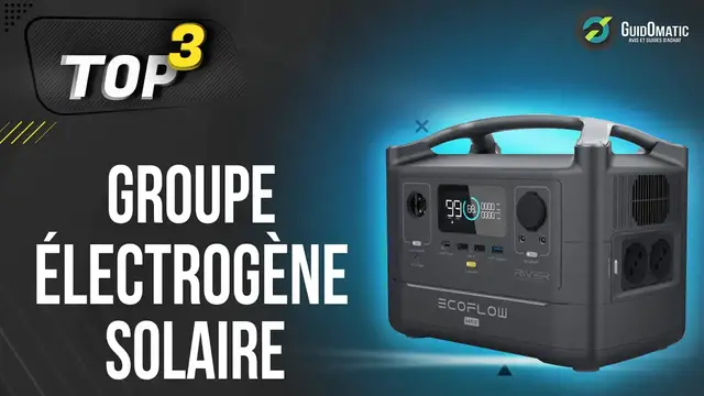 Video thumbnail for ⭐️ MEILLEUR GROUPE ÉLECTROGÈNE SOLAIRE (2022) - Comparatif & Guide d'achat