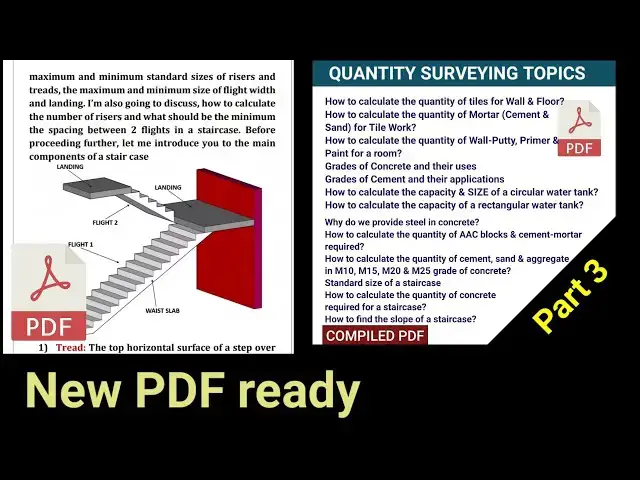 Video thumbnail for New PDF READY | Quantity surveying pdf part 3 | Civil Tutor
