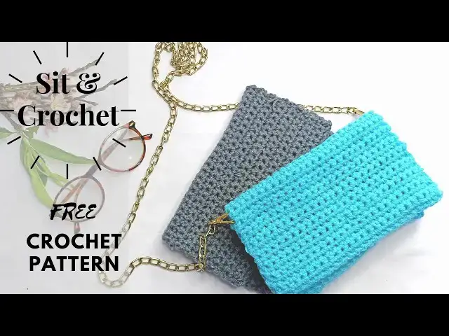 Video thumbnail for Crochet Bag Tutorial | DIY Crochet Purse Beginner Friendly Tutorial, Free Crochet Pattern,