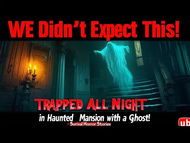 'Video thumbnail for WE WOKE UP A GHOST! Trapped ALL NIGHT in HAUNTED MANSION (Blackwood Mystery)'