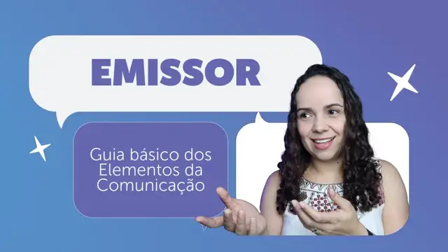 Video thumbnail for O QUE É EMISSOR | Guia básico dos Elementos da Comunicação