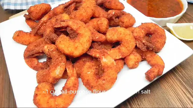 Video thumbnail for fried shrimp recipe