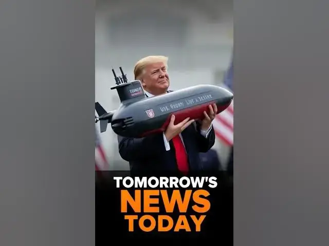'Video thumbnail for Tomorrows News Today |Trumps Subs #usrussiaukraine #geopolitics #news'