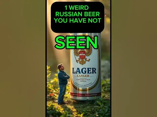 'Video thumbnail for 1 WEIRD RUSSIAN BEER YOU HAVE NOT SEEN #BeerReview #shorts #russia #beerinrussia'