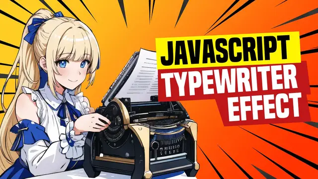 Video thumbnail for Javascript Typewriter Effect (From Simple To Kaboom)