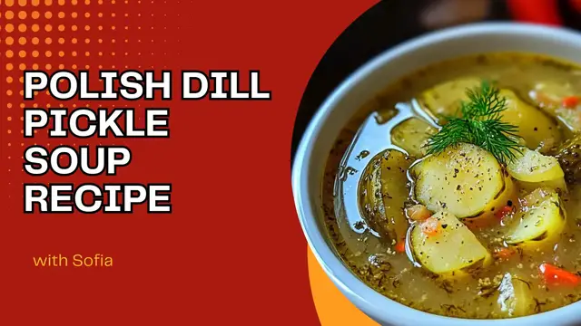 Video thumbnail for Polish Dill Pickle Soup Recipe