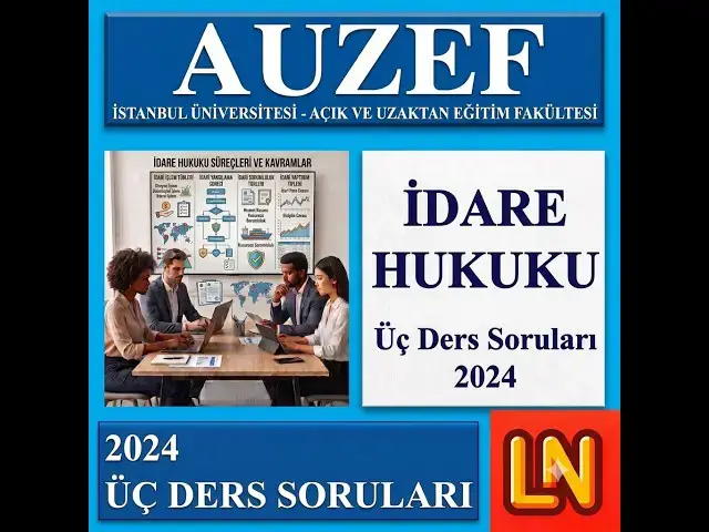 Video thumbnail for İdare Hukuku 2024 Üç Ders Soruları