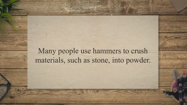 Video thumbnail for Hammer Mill Construction, and Wroking Principal