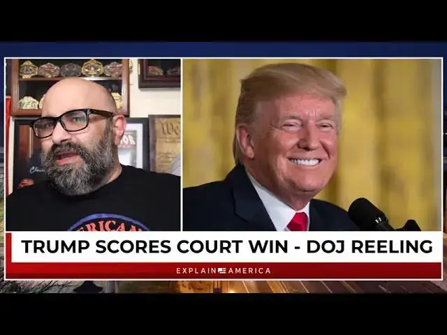 Video thumbnail for Trump Scores Massive Court Victory - DOJ Reeling