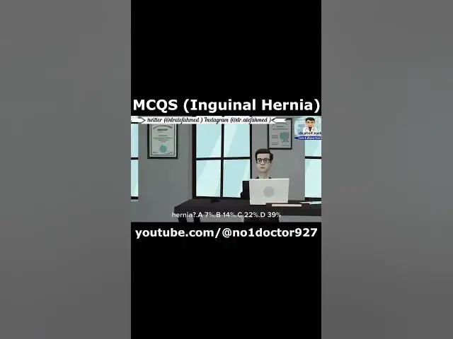 Video thumbnail for MCQS Inguinal Hernia 7 #shorts #hernia #mcqs #trending #doctor #medical_exam #medical_exam #surgery