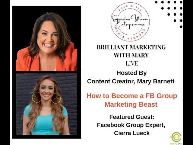 Video thumbnail for 204. How to Become a Facebook Group Marketing Beast, With Facebook Group Expert, Cierra Lueck