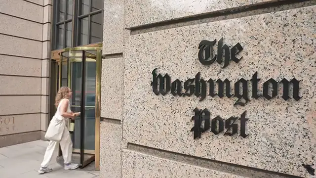 Video thumbnail for Washington Post staffers suspect owner Jeff Bezos holding up Kamala Harris endorsement report