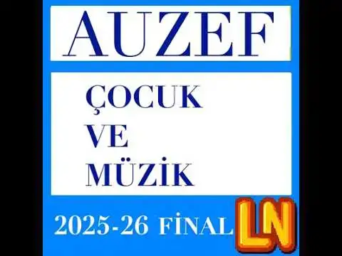 Video thumbnail for Çocuk ve Müzik 2025-2026 Final Soruları